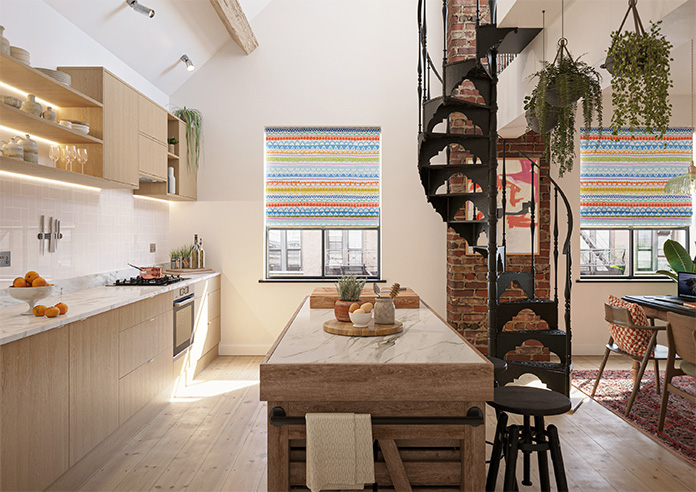 Bohemian, Brights - Motorised Roman Blind - Image 8